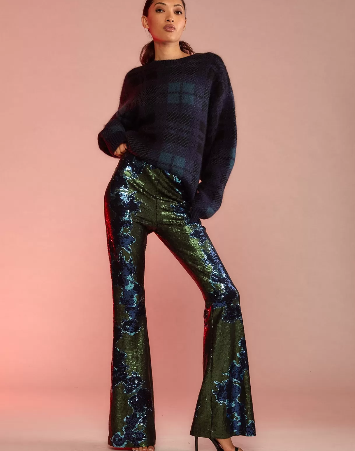 Shop After Hours Sequin Trouser BOTTOMS