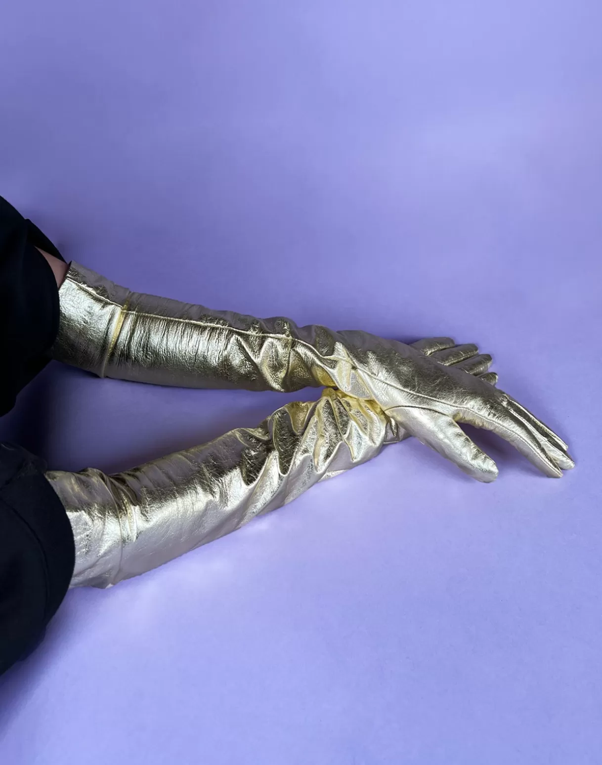 Flash Sale Bea Long Metallic Leather Gloves PARTY SHOP | ACCESSORIES & GIFTS