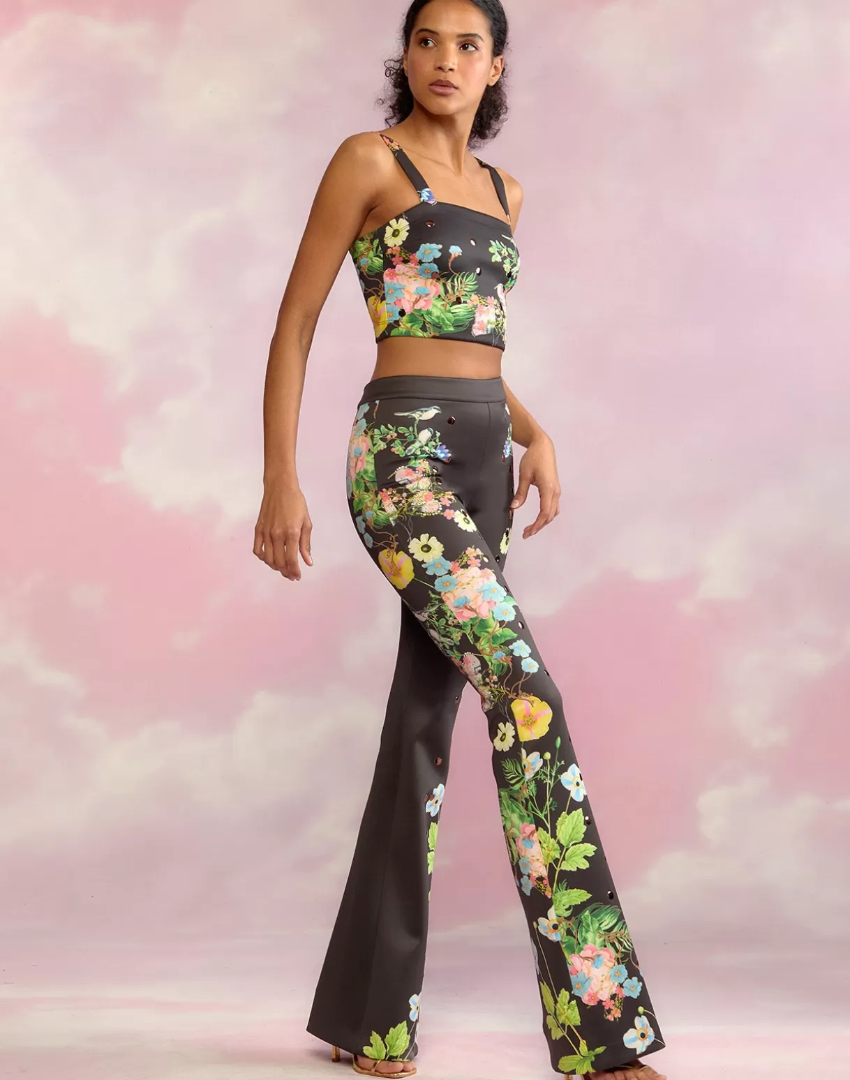 Fashion Bonded Fit and Flare Pant BOTTOMS