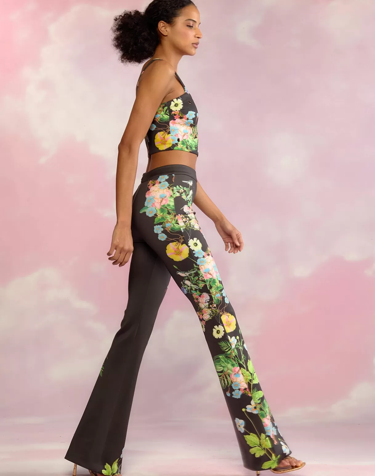 Fashion Bonded Fit and Flare Pant BOTTOMS