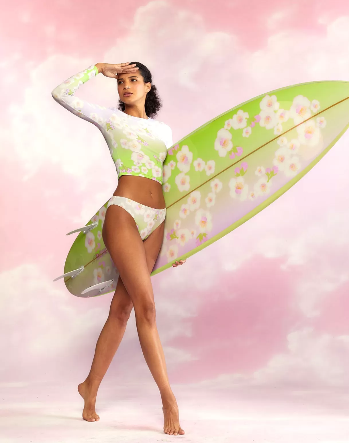 Shop Custom Short Surfboard - Cheery Blossom SURF & SWIM