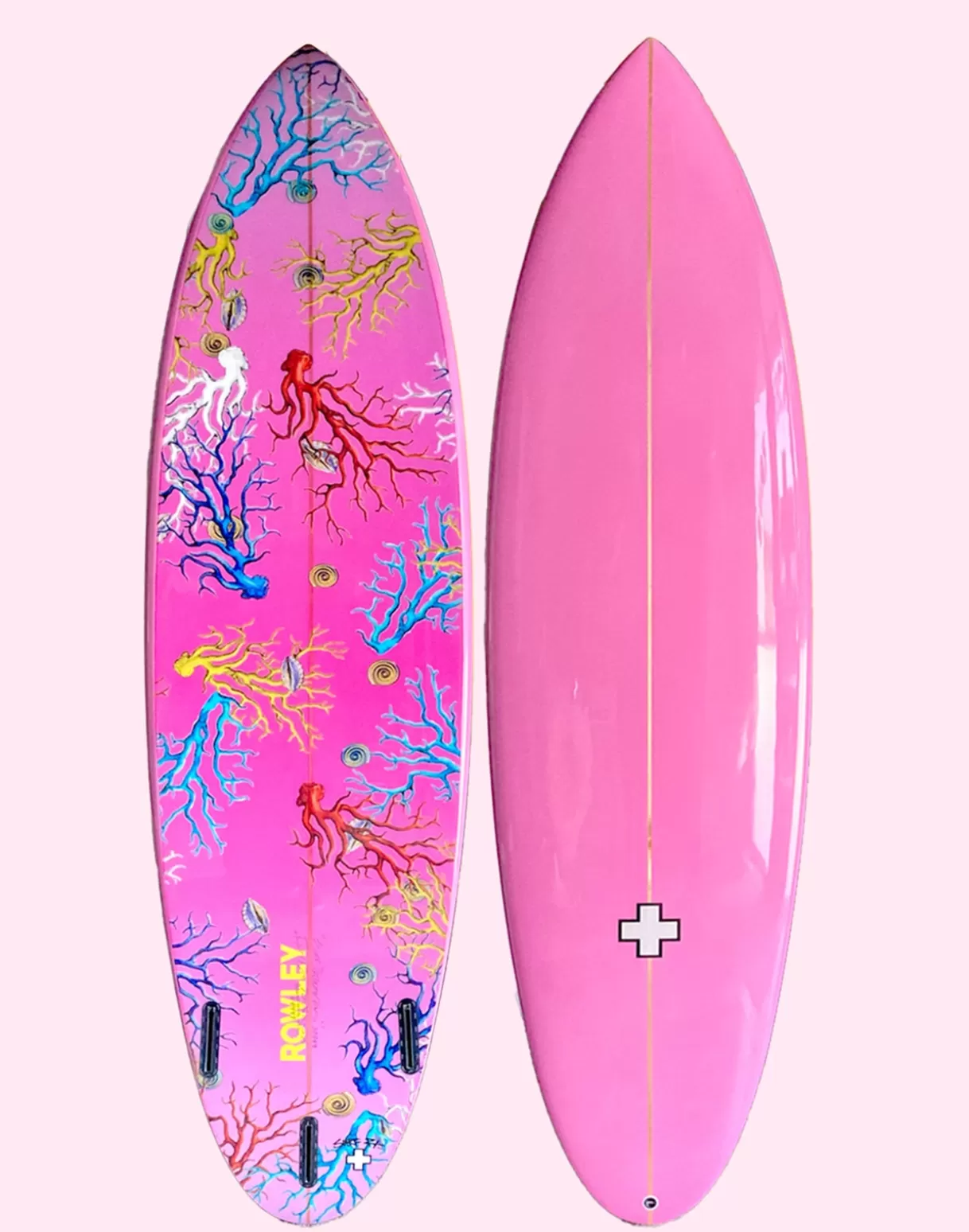 Fashion Custom Short Surfboard - Gradient Corals SURF & SWIM