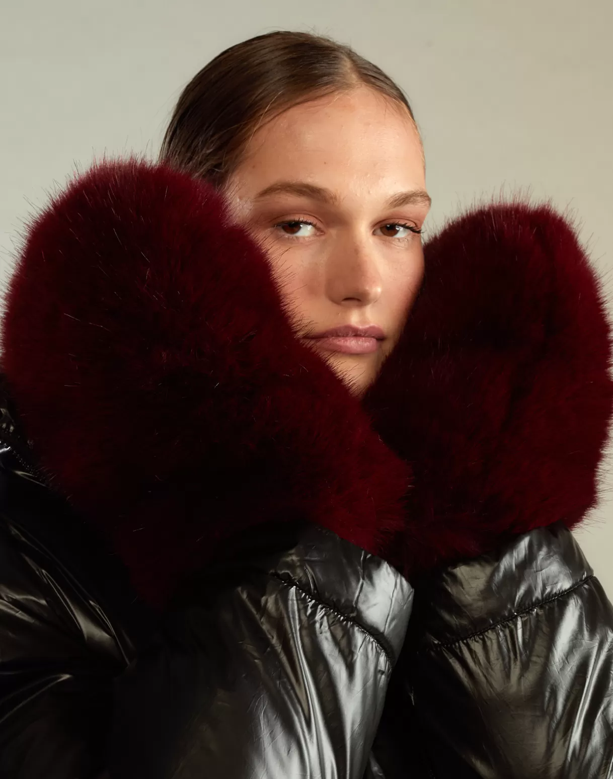 Hot Faux Fur Oversized Mittens SNOW | ACCESSORIES & GIFTS