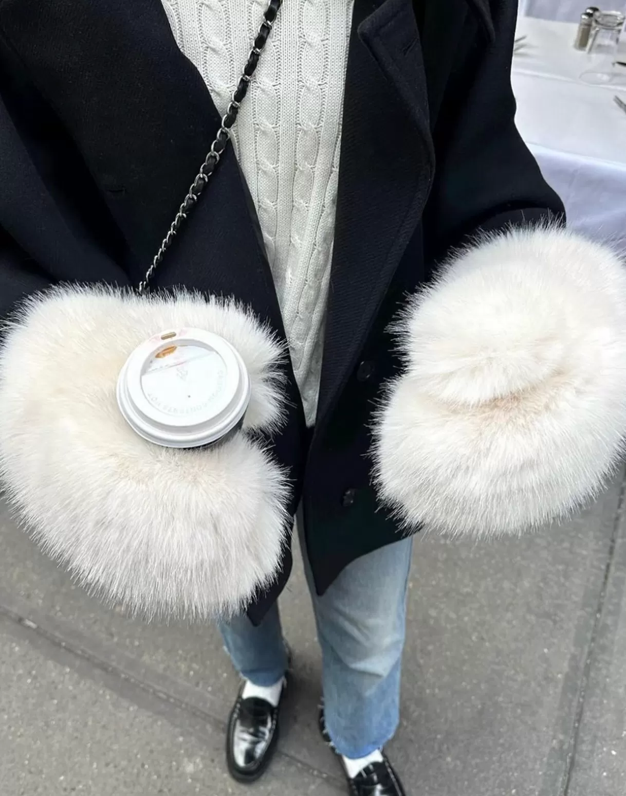 Best Faux Fur Oversized Mittens SNOW | ACCESSORIES & GIFTS