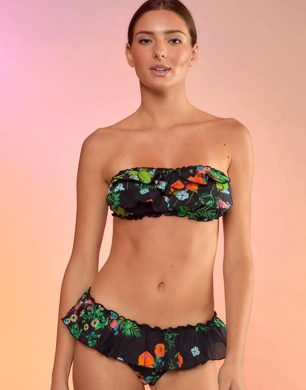 Sale Flirt Ruffle Bikini Bottom SURF & SWIM