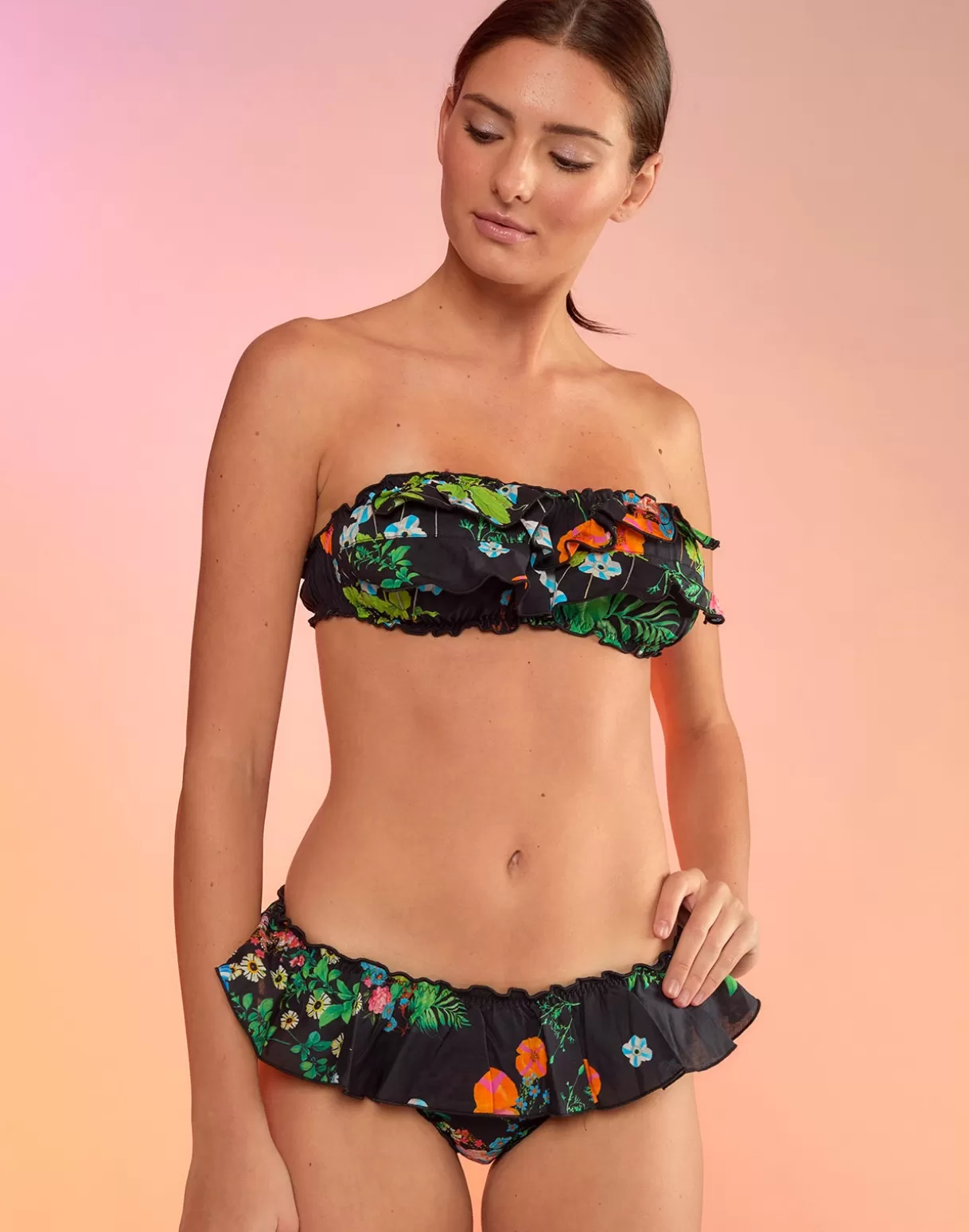 Best Sale Flirt Ruffle Bikini Top SURF & SWIM