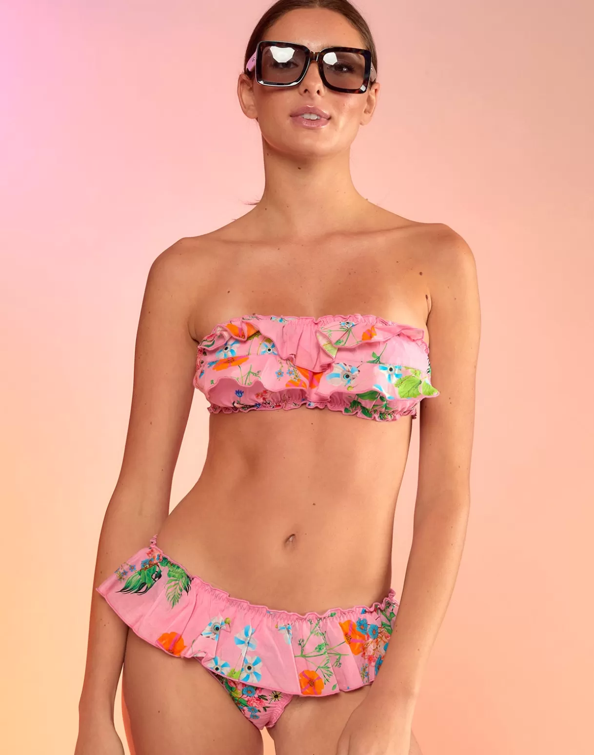 Sale Flirt Ruffle Bikini Top SURF & SWIM