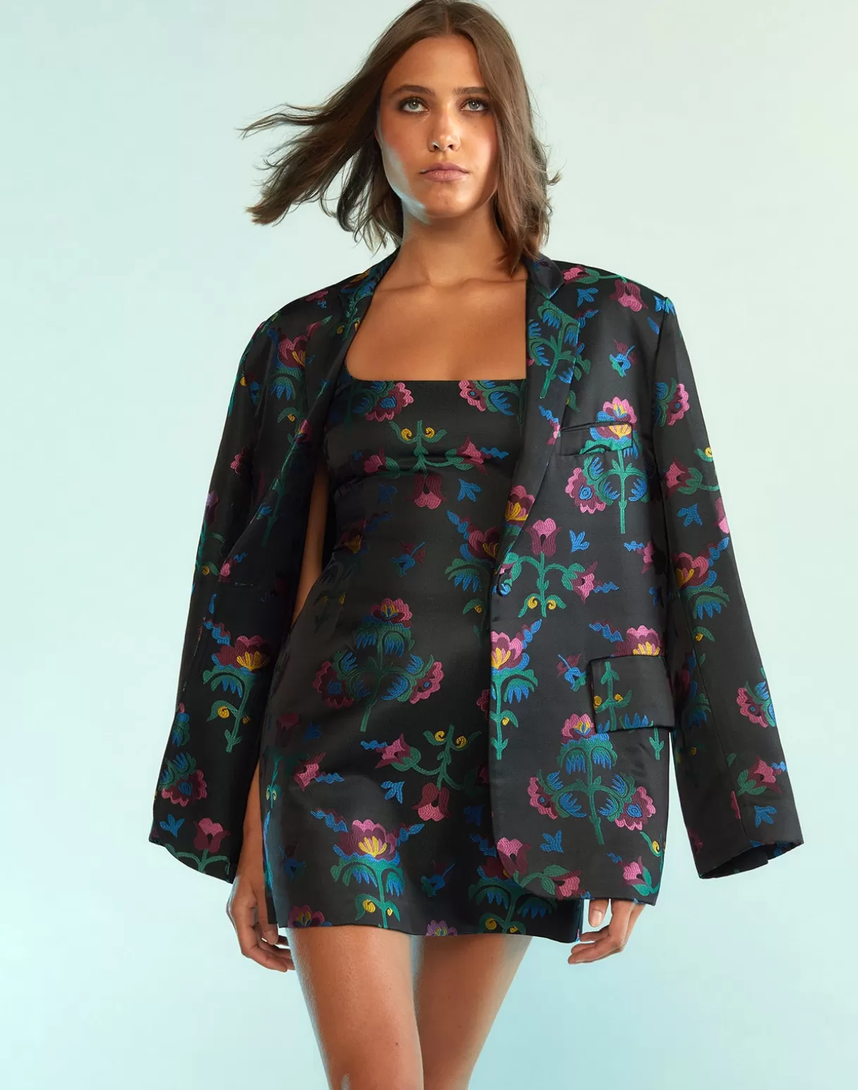 Cheap Harper Jacquard Blazer TOPS | JACKETS & COATS