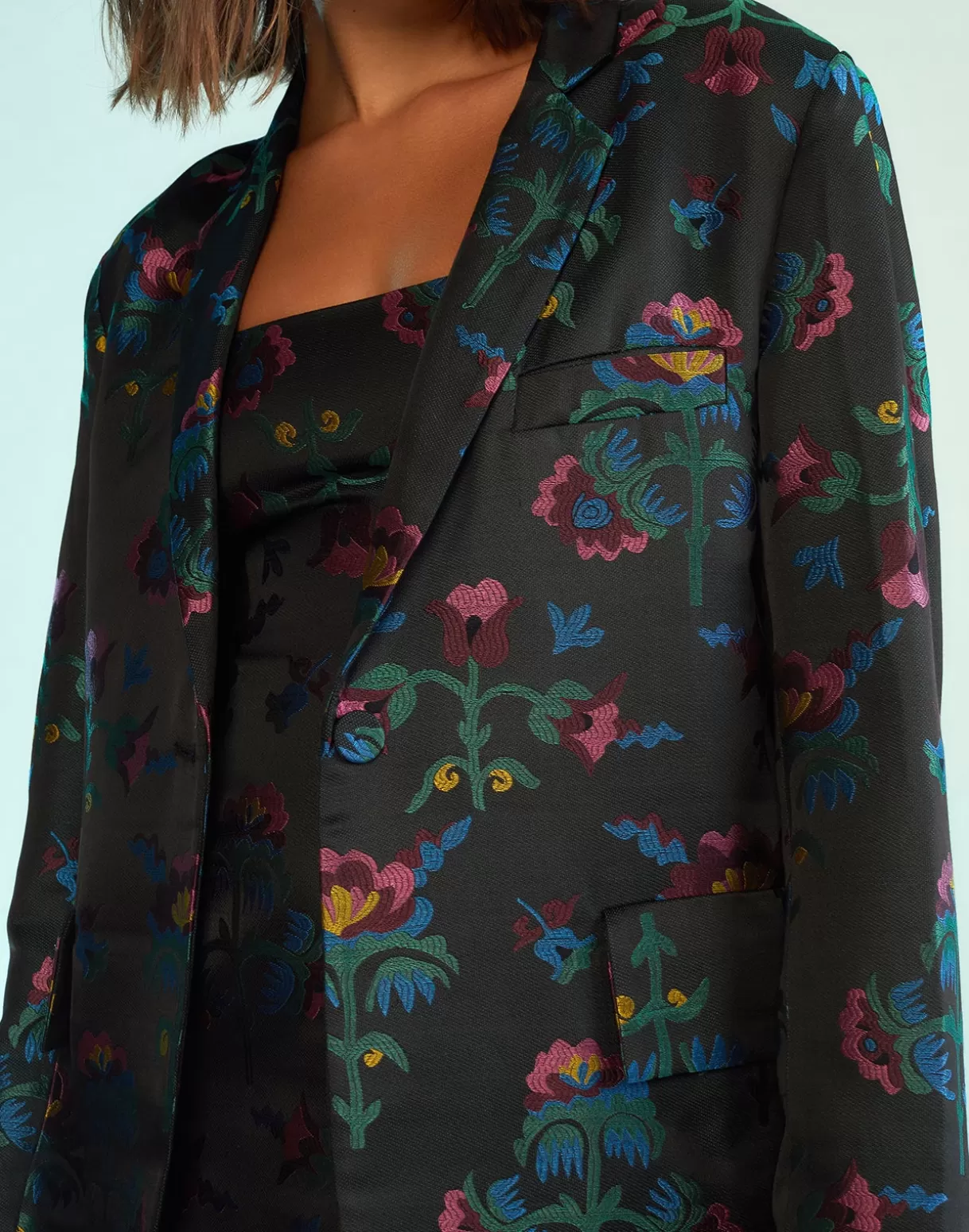 Cheap Harper Jacquard Blazer TOPS | JACKETS & COATS