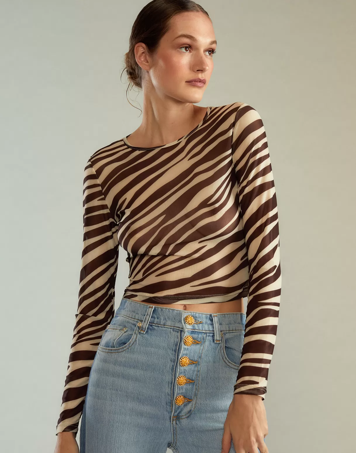 Cheap Modern Mesh Top TOPS