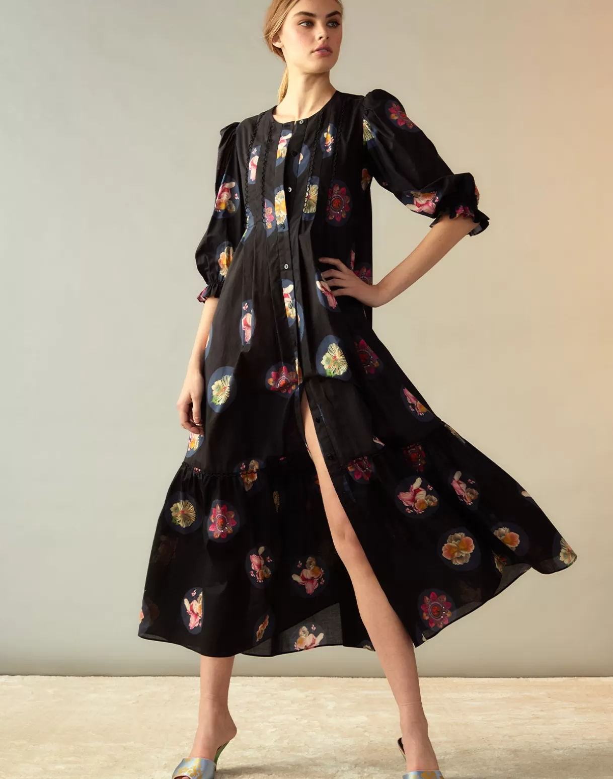 Online Moonlit Fleur Voile Dress DRESSES