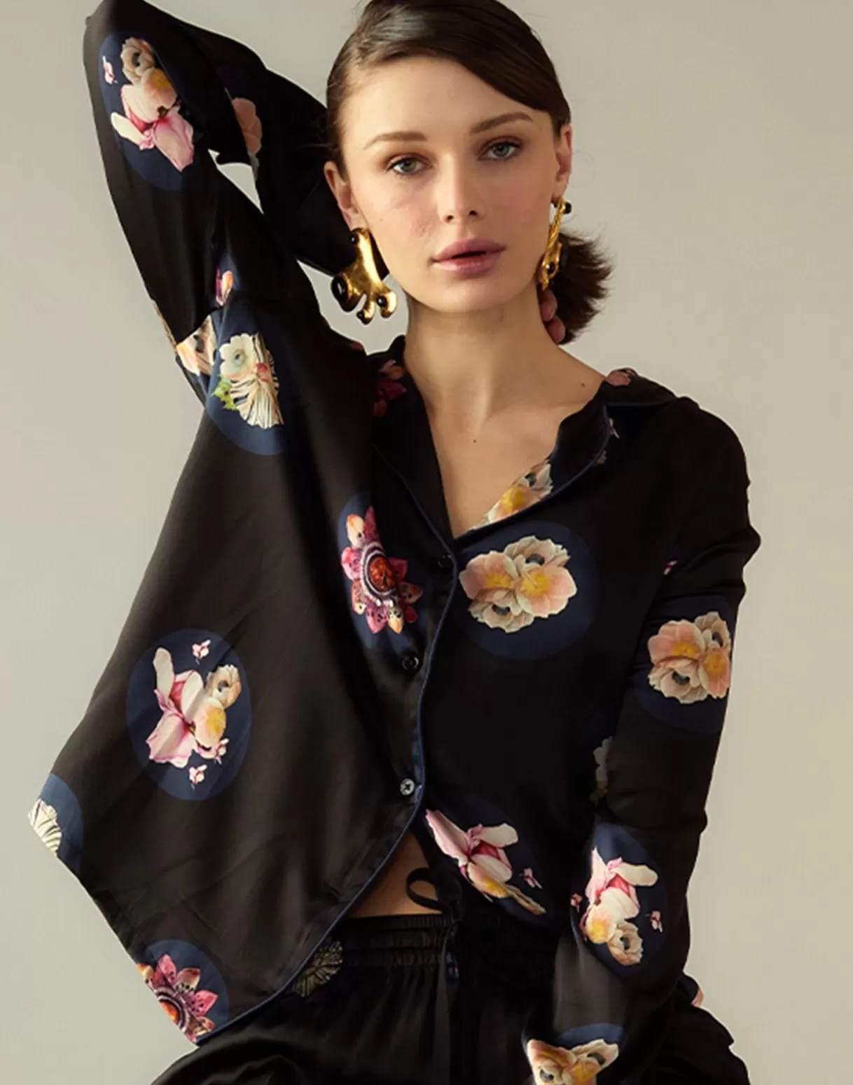 Hot Moonlit Petal Blouse TOPS