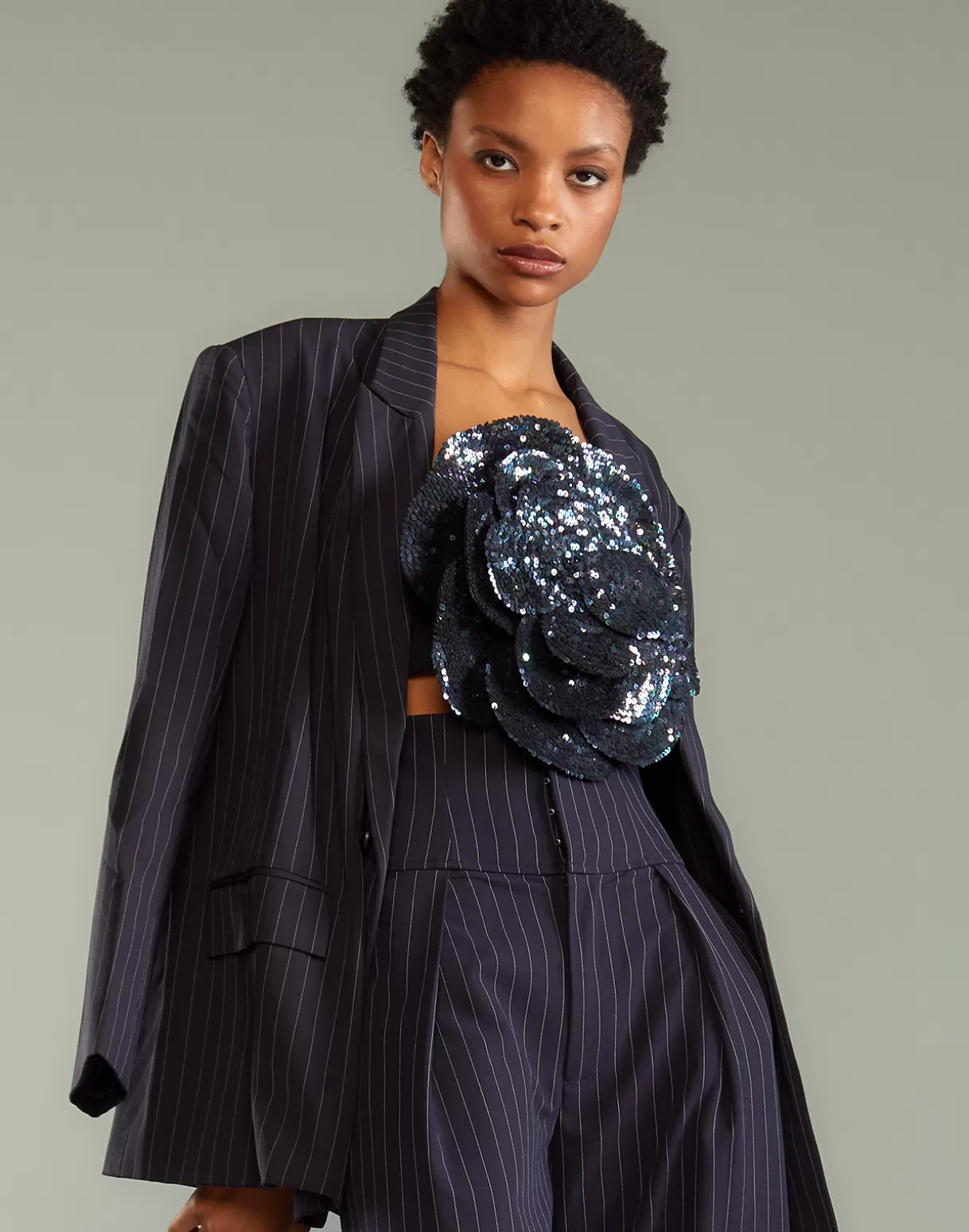 Discount Pinstripe Blazer TOPS | JACKETS & COATS