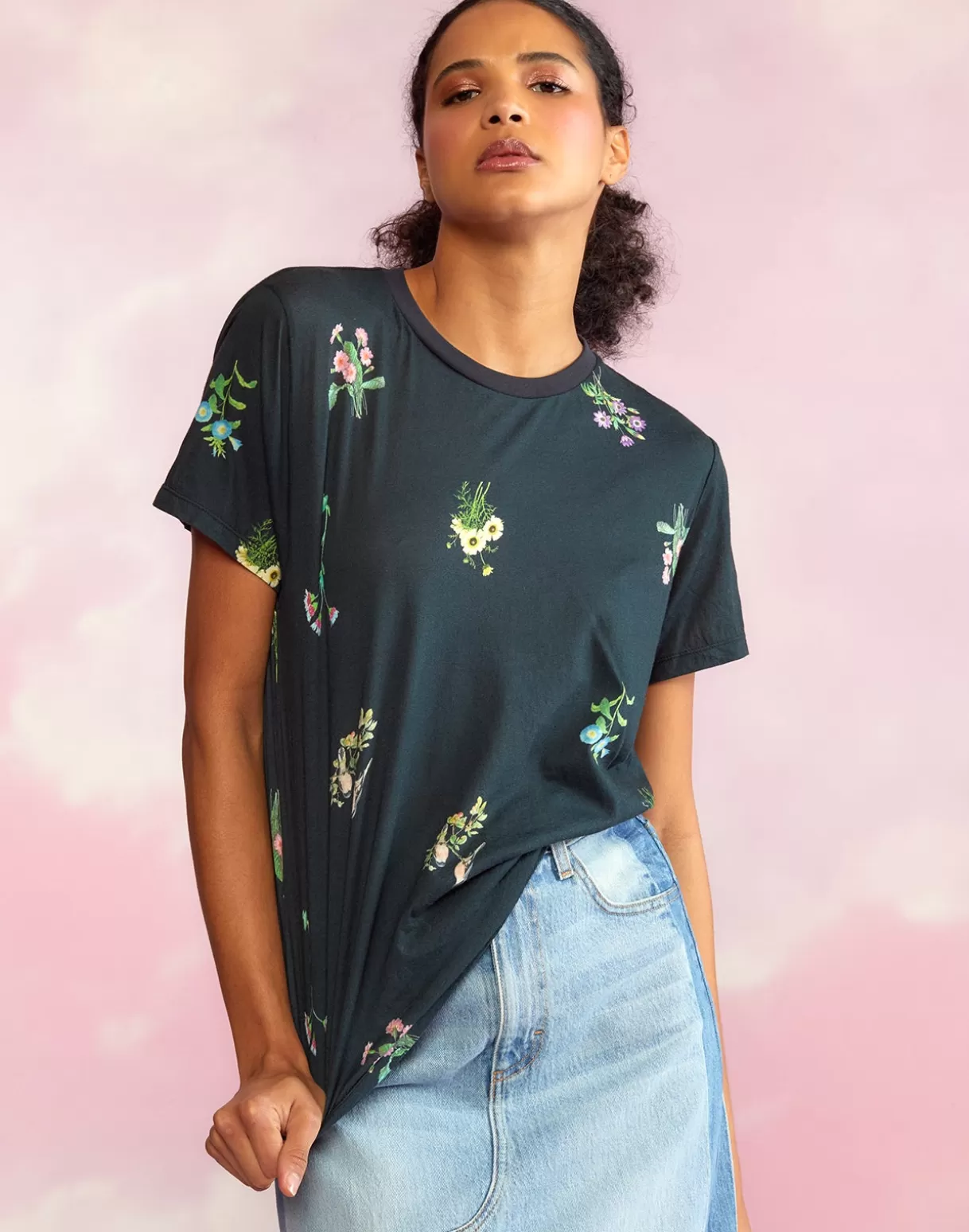 Online Printed T-Shirt TOPS