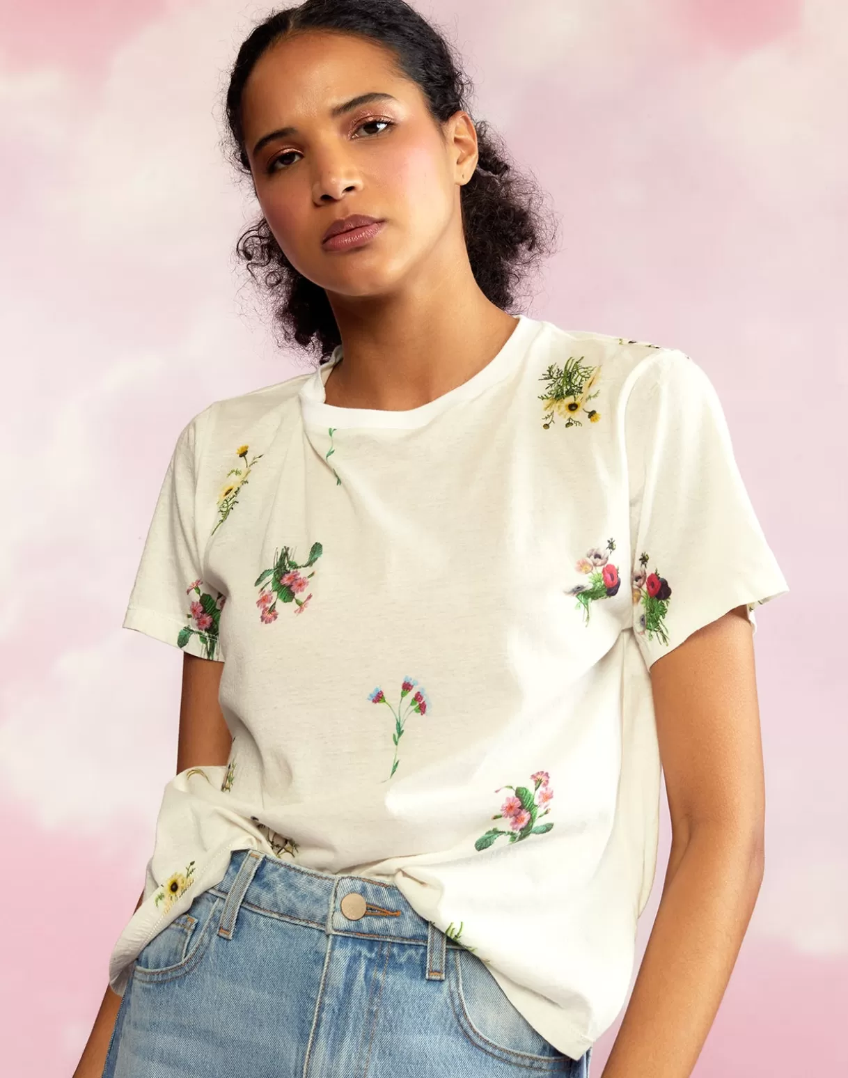 Cheap Printed T-Shirt TOPS