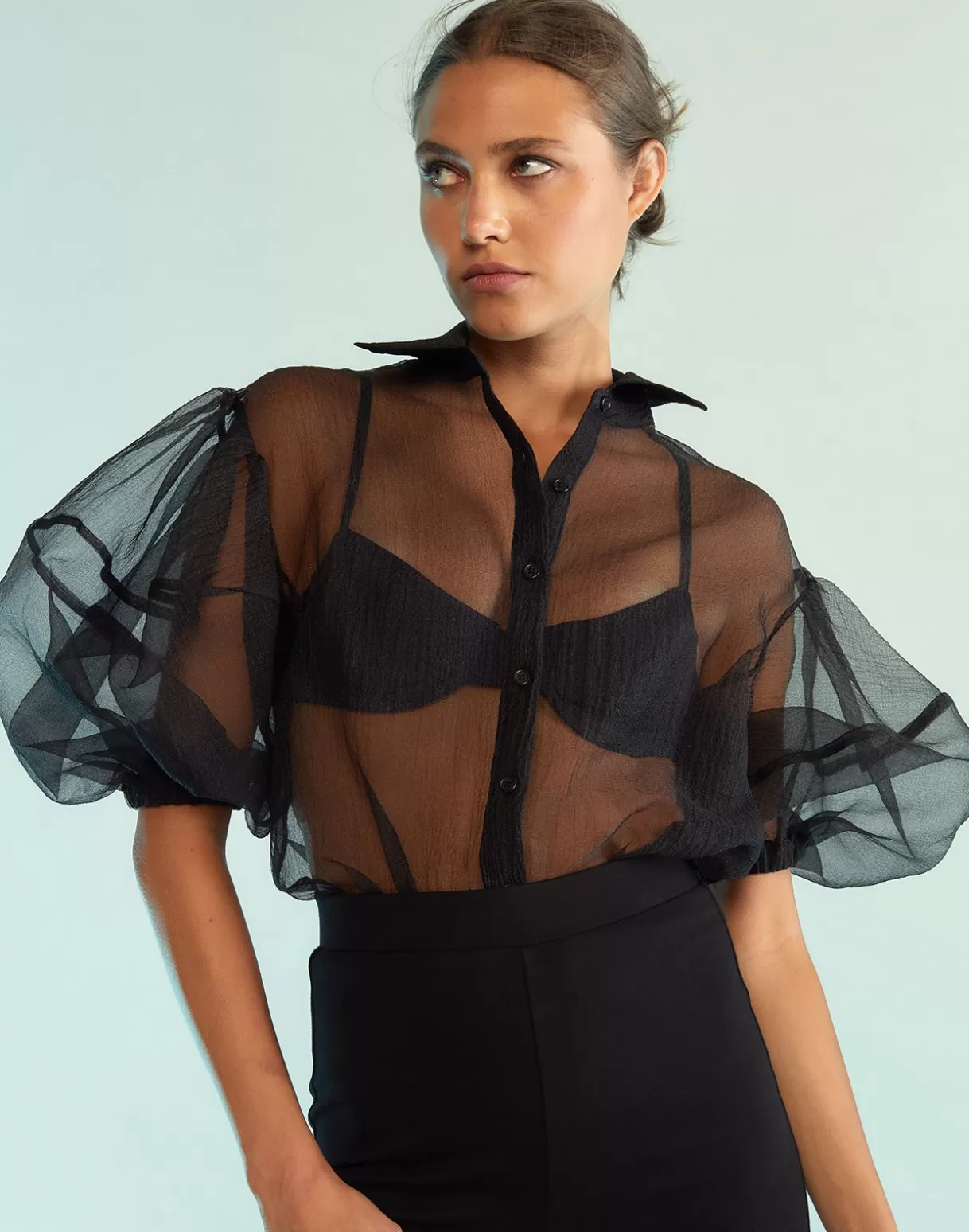 Flash Sale Sheer Bliss Blouse TOPS