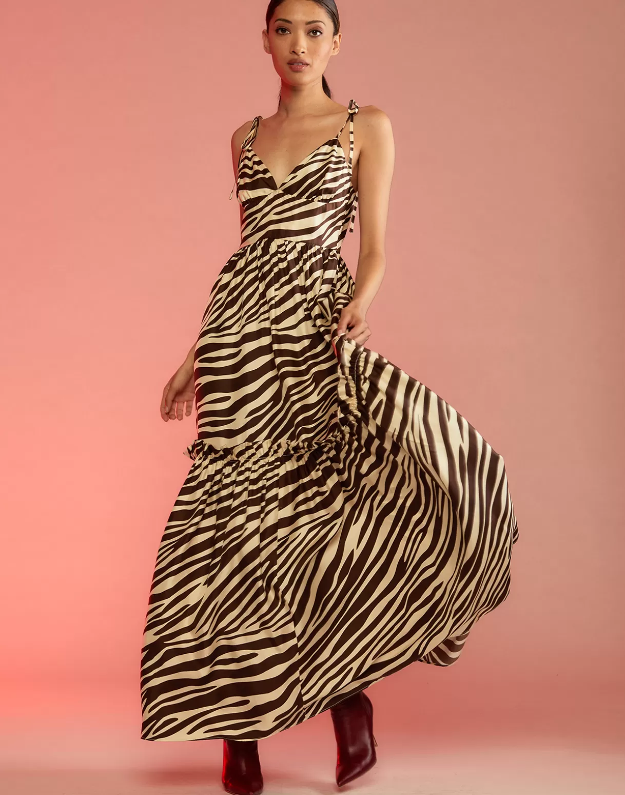 Online Wild Side Silk Dress DRESSES